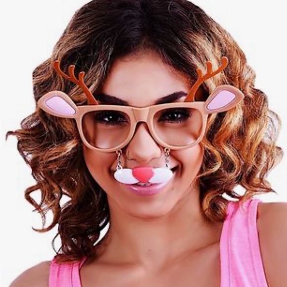 1 PC Holiday Christmas Party Fun Santa Ho Ho Ho Licensed Sunglass Sun-Stach - Picture 6 of 7